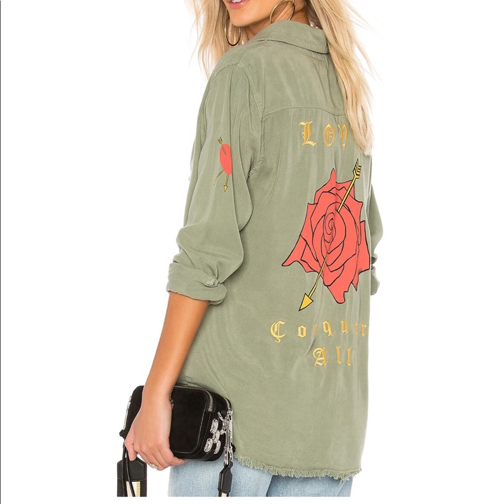 Lauren Moshi Sloan Button Up Shirt